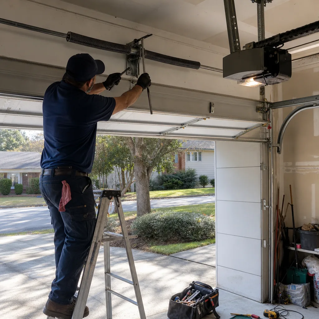 Garage Door Spring Repair in Chamblee